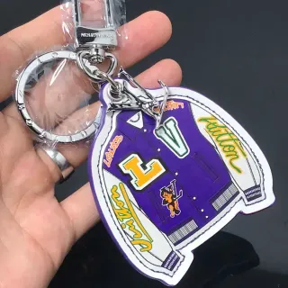 Louis Vuitton Purple Multicolor Varsity Jacket-Shaped Molded PVC Charm Phone Case