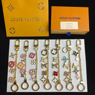 Louis Vuitton Gold Multicolor Metal Enamel Charms Phone Case